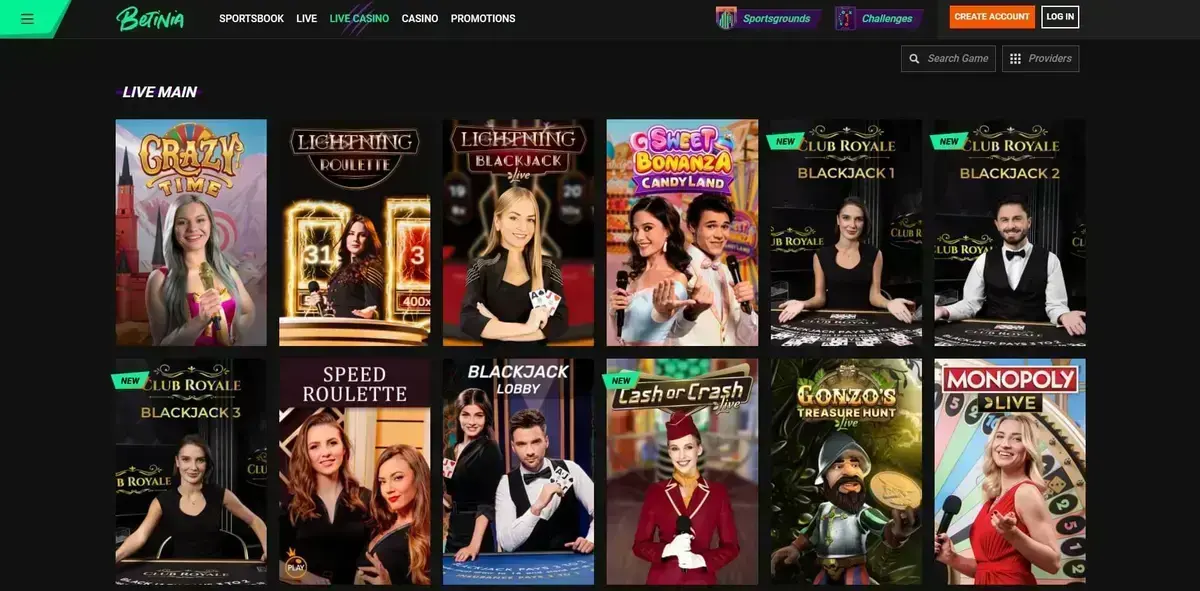 Betinia Képernyőkép 2